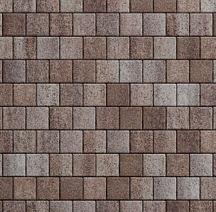 Тротуарная плитка Квадрат Листопад гранит  100х100 - haski_granit